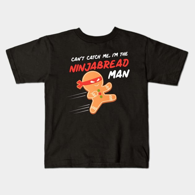 Ninjabread man Kids T-Shirt by stuffbyjlim